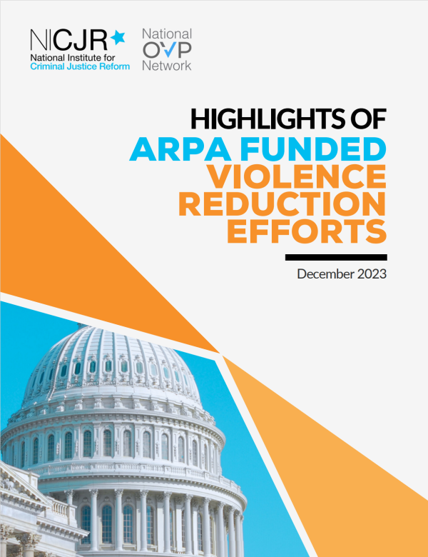 Banner Image of Highlights of ARPA Funded Violence Reduction Efforts